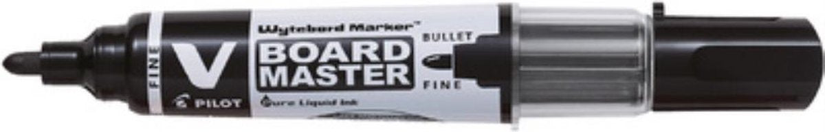 Rotulador v-board master begreen pilot redondo mediano negro