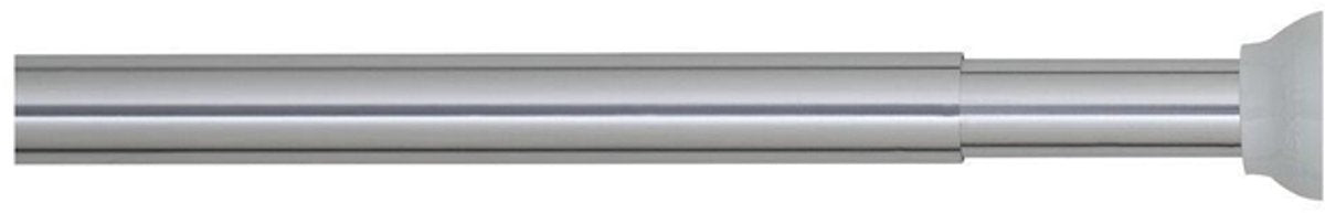 Sealskin douchegordijnstang - klemstang - aluminium - 110-185 cm - chroom
