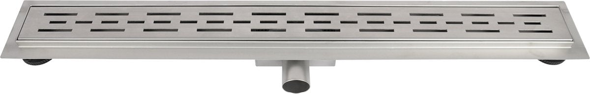 Scarico doccia Differnz - con flangia in acciaio inox - 7 x 7 x 100 cm