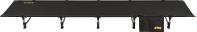 Abbey camp campingbed - 192 x 69 x 15 cm - compact lichtgewicht - zwart