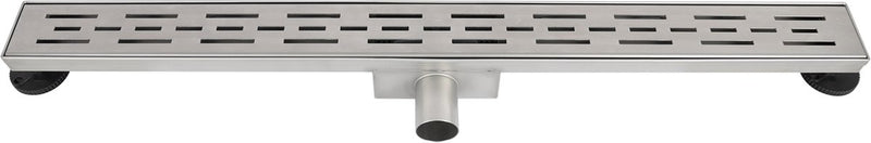 Differnz douchegoot - zonder flens rvs - 7 x 7 x 80 cm