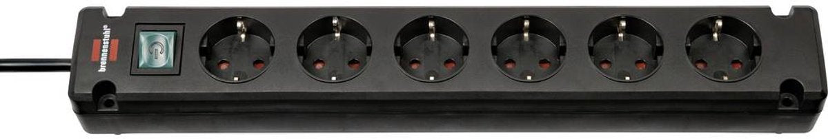 Brennerstuhl Bremounta Presa multipla a 6 vie nera 3m h05vv-f 3g1.5 | per 4 - 1150650316