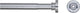 Sealskin seallux douchegordijnstang - 80-130 cm - mat aluminium