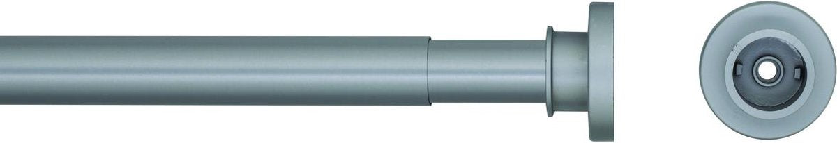 Sealskin seallux douchegordijnstang - 125-220 cm - mat aluminium
