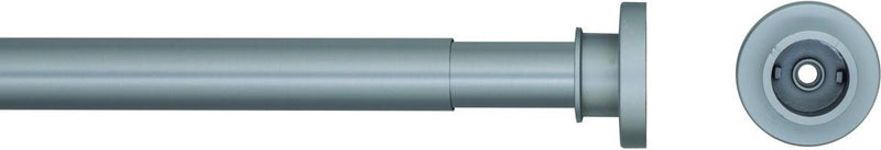Sealskin seallux douchegordijnstang - 125-220 cm - mat aluminium