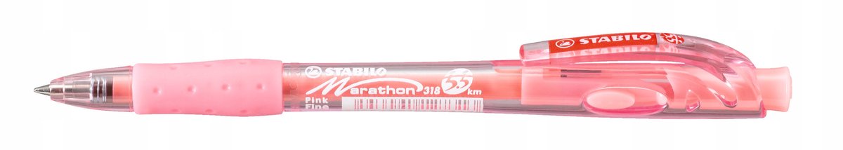 Bolígrafo Stabilo Marathon - rosa