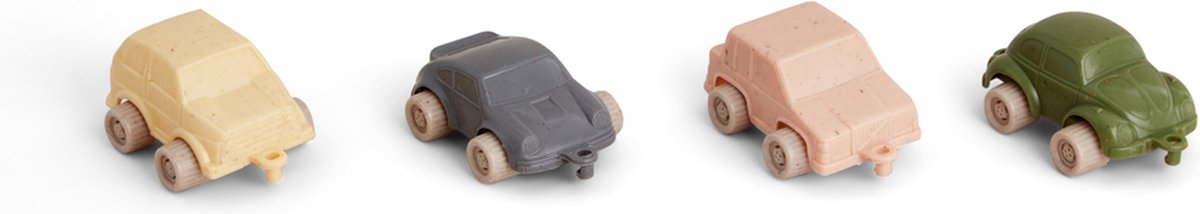 Giocattoli vichinghi - cuori vichinghi - set di 4 auto