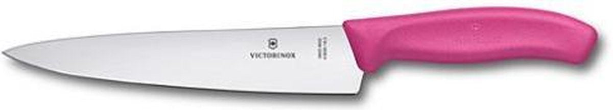 Victorinox cuchillo chef suizo clásico acero inoxidable plástico rosa