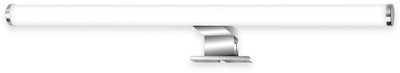 B.k.licht briloner basu – led mirror lighting – bathroom mirror lamp – 4,000k neutral white light – ip44 – chrome – clamp or screw mounting – 50cm