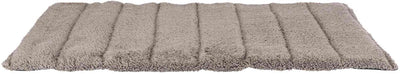 Coperta da viaggio Trixie - peluche grigio scuro grigio chiaro - 120x80x3 cm, arrotolabile in modo compatto, maniglia