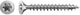 Vite per legno Spax torx testa piatta - 4.0x60mm - t10 - 25 pezzi