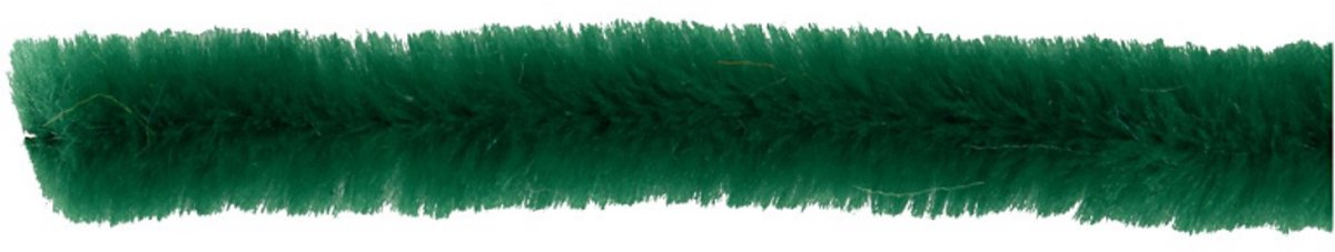 Chenille Dark Green 30 cm, 50º.