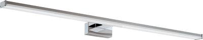 Eglo Batholino Pandella 1 - lampada da specchio - 1 luce - cromo, argento - bianco