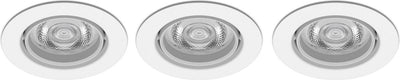 Philips LED Philips Impala foco empotrable - 3 luces - blanco - redondo