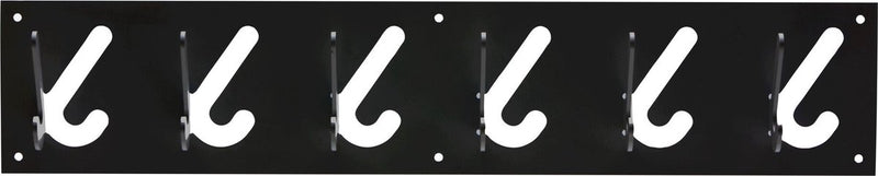 Gispen 1x6 - perchero - negro - 60 cm de ancho