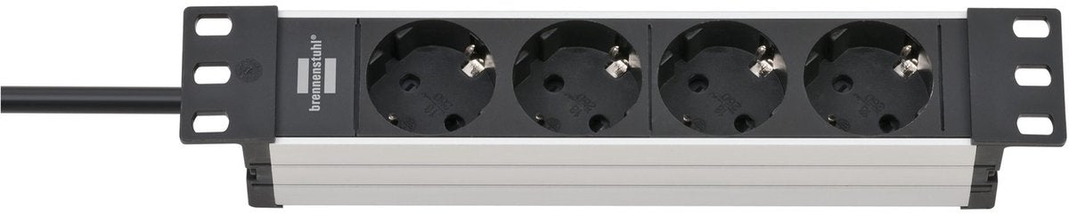 Presa Brennerstuhl alu-line 10 per quadri elettrici a 4 vie 2m h05vv-f 3g1,5
