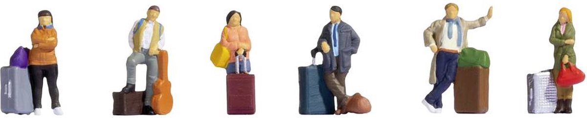 Noch 36217 n reizigers figuren kant-en-klaar model