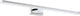 Eglo batholino pandella 1 - spiegellamp - 1 lichts - chroom, zilver - wit