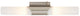 B.k.licht briloner kabili - Lámpara LED para espejo - iluminación para espejo de baño - 2x casquillo E14 - níquel - 43,5 cm