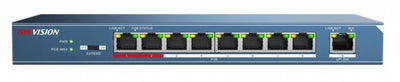 Hikvision ds-3e0109p-e – 9-port 100 mbps unmanaged poe switch
