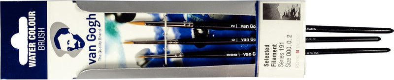 Set di pennelli Van Gogh per pittura ad acquerello, serie 191 n. 000-0-2
