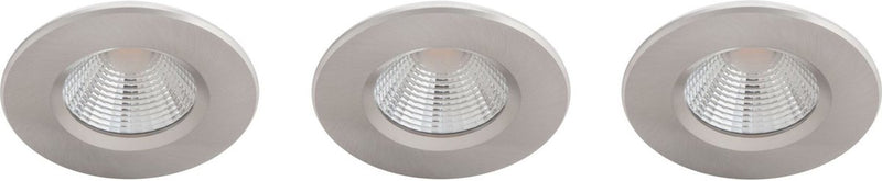 Philips led philips dive badkamerinbouwspot - 3-lichts - nikkel