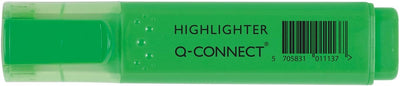 Evidenziatore Q-connect, verde 10 pezzi