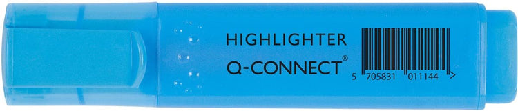Q-connect markeerstift, blauw 10 stuks