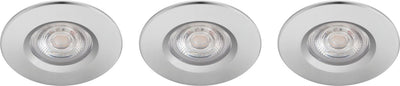 Philips led philips dive badkamerinbouwspot - 3-lichts - chroom