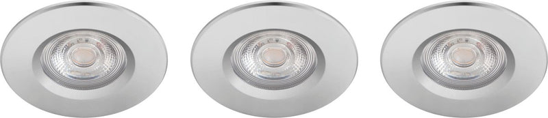 Philips led philips dive badkamerinbouwspot - 3-lichts - chroom