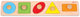 Classic World World Worly Wooden Noppen Forms, 5st.