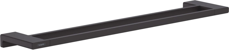 Toallero doble Addstoris de Hansgrohe negro mate