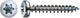 Vite per legno Spax torx testa convessa - 5,0x16mm - t10 - 16 pezzi