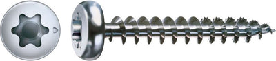 Spax torx wood screw convex head - 5.0x16mm - t10 - 16 pieces