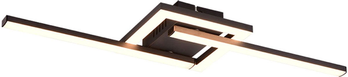Rl live your light reality viale - lampada da soffitto - nero opaco - incl. 1x smd 17w - ruotabile
