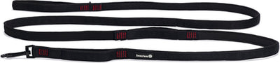Beeztees parinca premium - hondenriem - nylon - zwart - 300 cm x 20 mm