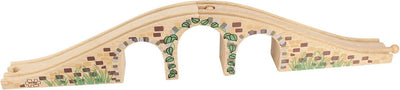 Bigjigs Wooden Rails Bridge con 3 archi