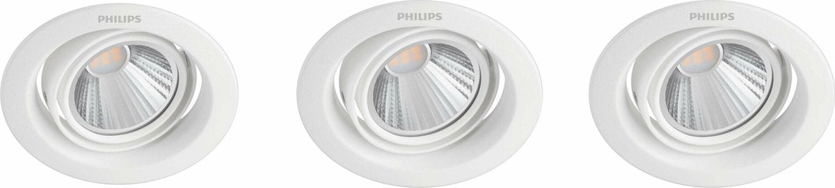 Philips Foco empotrable LED Philips Pomeron - 3 luces - 7W