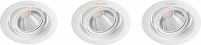 Philips Foco empotrable LED Philips Pomeron - 3 luces - 7W