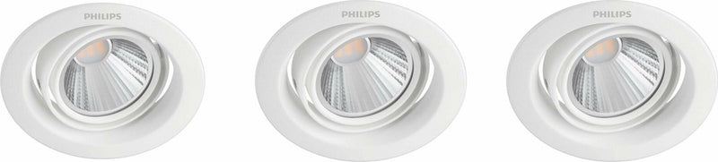Philips Foco empotrable LED Philips Pomeron - 3 luces - 7W