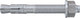 Anclaje rápido de construcción fischer fbn ii 8 10 acero galvanizado electrolíticamente