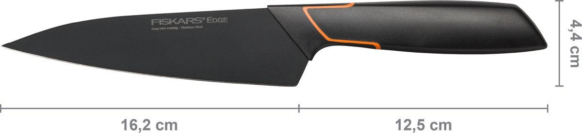 Fiskars edge koksmes - keukenmes - japans roestvrij staal - 15 cm