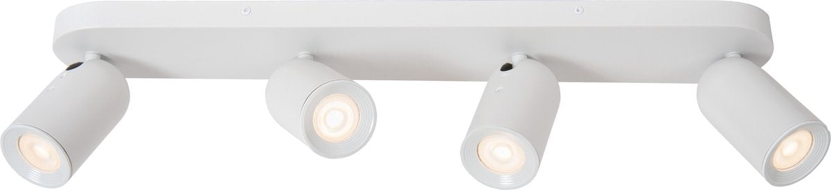 Lucide punch - plafondspot (plafondlamp) - 4xgu10 - wit
