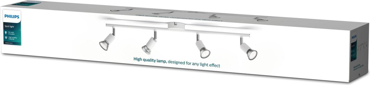 Faretto da superficie Philips LED Philips Limali da superficie - 4 luci - bianco