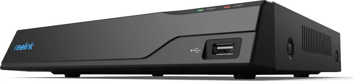 Grabador Reolink NVR PoE de 8 canales para grabación 24 horas al día, 7 días a la semana, disco duro integrado de 2 TB, admite hasta 16 MP, capacidad de almacenamiento de hasta 12 TB