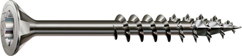 Tornillo Spax de acero inoxidable, 4,5 x 50 mm, 180 piezas, rosca parcial, cabeza avellanada, t-star plus t20, 4cut, acero inoxidable a2 - 8000000276538