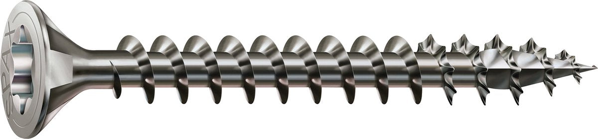 Tornillo Spax de acero inoxidable, 3,5 x 20 mm, 180 piezas, rosca completa, cabeza avellanada, t-star plus t15, 4cut, acero inoxidable a2 - 8000000287176