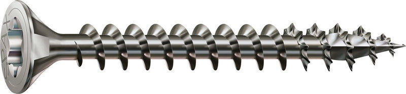 Tornillo Spax de acero inoxidable, 3,5 x 20 mm, 180 piezas, rosca completa, cabeza avellanada, t-star plus t15, 4cut, acero inoxidable a2 - 8000000287176