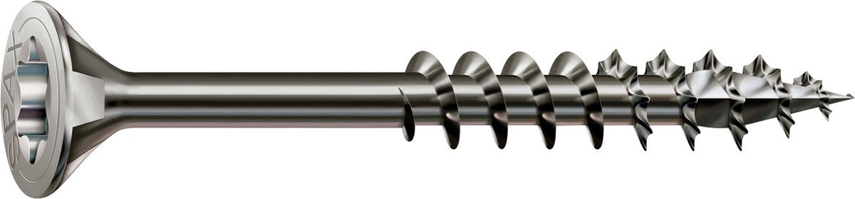 Tornillo Spax de acero inoxidable, 4 x 40 mm, 90 piezas, rosca parcial, cabeza avellanada, t-star plus t20, 4cut, acero inoxidable a2 - 8000000276484