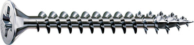 Spax universal screw, 4 x 30 mm, 360 pieces, full thread, countersunk head, cross head z2, 4cut, wirox - 8000000277191